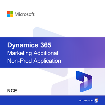 Dynamics 365 Marketing Ytterligare Icke-Prod Applikation (NCE)