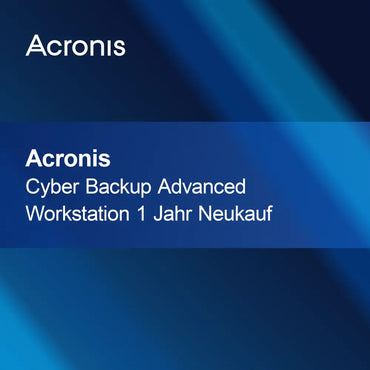 Acronis Cyber Backup Avancerad Arbetsstation