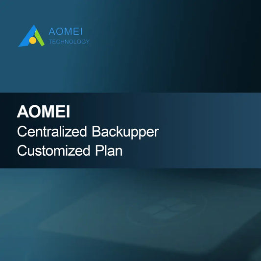AOMEI Centralized Backupper Aangepast Plan