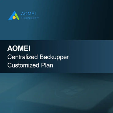 AOMEI Centralized Backupper Aangepast Plan