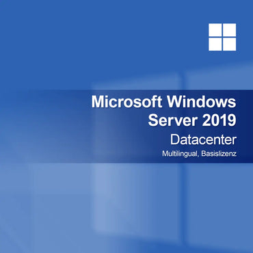 Microsoft Windows Server 2019 Datacenter, flersproget, basislicens