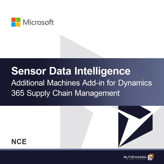 Add-in Mașini Suplimentare pentru Inteligența Datelor Senzorilor în Dynamics 365 Supply Chain Management (NCE)