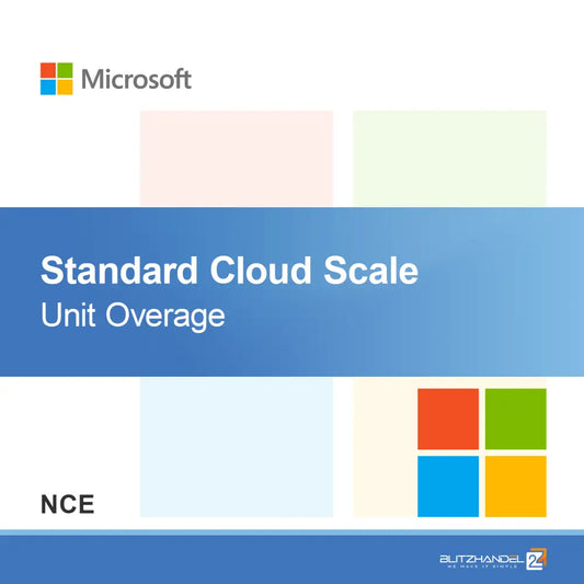 Standardní překročení jednotky Cloud Scale (NCE)