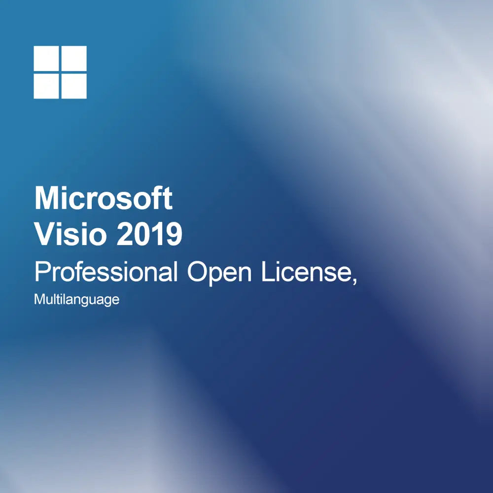 Microsoft Visio 2019 Professional Licence Open, Multilingue